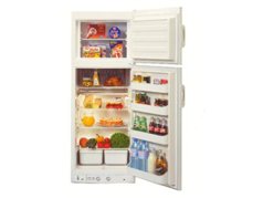 Gas/240v Dual Energy Freestanding Fridge/ Freezer - For Batch or Holiday Home
								<br>224 litre freestanding fridge with separate 47 litre freezer compartment.
								<br>Works with 230v electricity when available, or with bottled gas if not
								<br>Dimensions mm (HxWxD): 1613 x 592 x 673
								<br>Price: $3,499.00