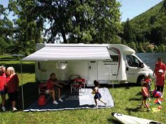 The F45 S range of awnings are simple to use and easy to install.
								<br>Dimensions: A: 263cm, B: 247cm, C: 200cm
								<br>Shade Surface: 4.9m2, Weight: 19.5kg
								<br>Available in Blue Ocean & Deluxe Grey
								<br>Price: $1,130.00, Enquiries 0274330409