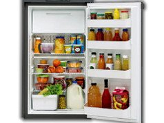 Dometic RM2555 3 Way Fridge Freezer. 150L 12V/230V/Gas 
							 <br>•Automatic Energy Selection (AES). This feature allows the refrigerator to automatically select the best energy source available. 
							 <br>•Top mounted controls.Adjustable, removable door racks. 
							 <br>•Internal accessories: Food shelves x 3, Door shelves x 4, Ice tray 
							 <br>•A flue kit is needed with this fridge. 
							 <br>•Required Vents: 2 X Large Fridge Vent OR Large Fridge Vent + Fridge Roof Vent